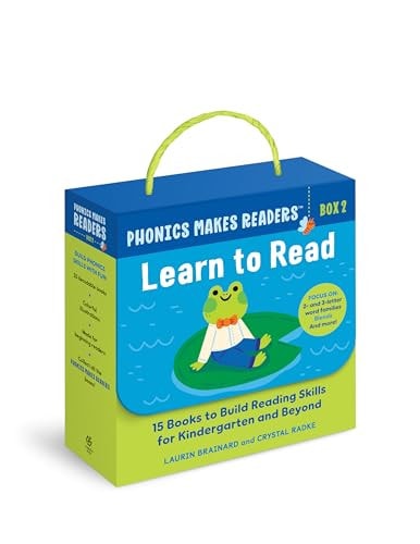 Phonics Makes Readers: Learn to Read Box 2 15 Books to Build Reading Skills for Kindergarten and Beyond