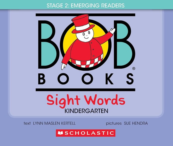 Bob Books - Sight Words Kindergarten Hardcover Bind-Up | Phonics, Ages 4 and Up, Kindergarten (Stage 2: Emerging Reader)