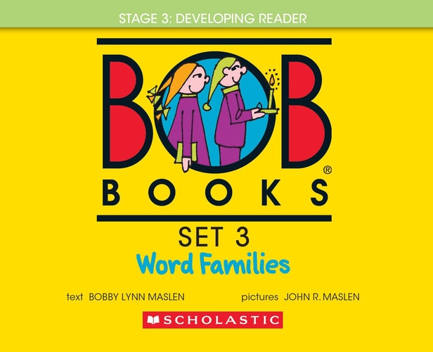 Bob Books - Word Families Hardcover Bind-Up | Phonics, Ages 4 and Up, Kindergarten, First Grade (Stage 3: Developing Reader)