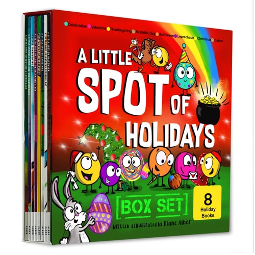 A Little Spot of Holidays Book Box Set (Books 41-48: Christmas, Halloween, Thanksgiving, Valentine's Day, Easter, St. Patty's Day, Scribble Day, Celebration)
