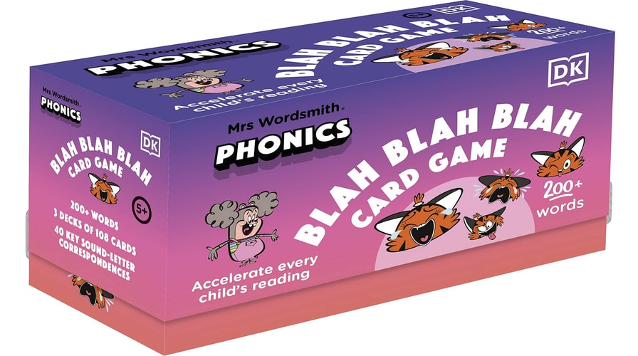 Mrs Wordsmith Phonics Blah Blah Blah Card Game, Kindergarten & Grades 1-2 Accelerate Every Childâ (Tm)S Reading