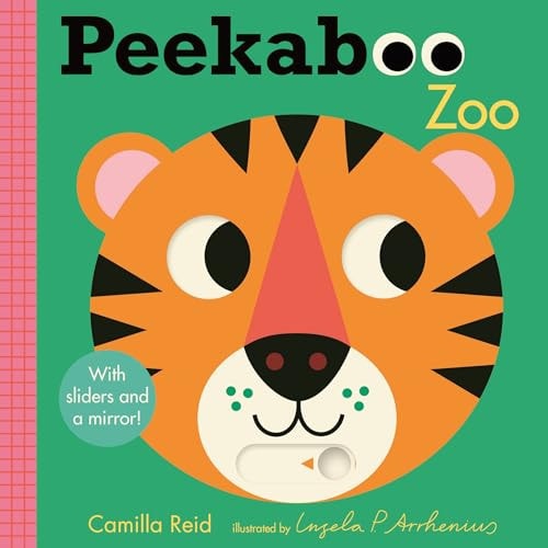 Peekaboo: Zoo (an Interactive Board Book for Babies and Toddlers with Mirror and Sliders to Push, Pull, Or Turn. Cute Zoo Animal Artwork Includes a Rhino, Hippo, Camel, and More. )