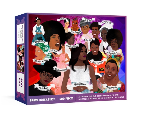 Brave. Black. First. Puzzle A Jigsaw Puzzle and Poster Celebrating African American Women Who Changed the World: Jigsaw Puzzles for Adults and Jigsaw Puzzles for Kids