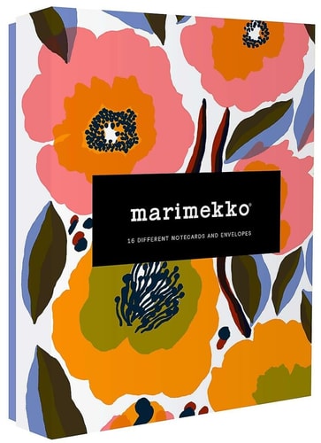 Marimekko Kukka Notecards (Greeting Cards Featuring Scandinavian Design, Colorful Lifestyle Floral Stationery Collection)