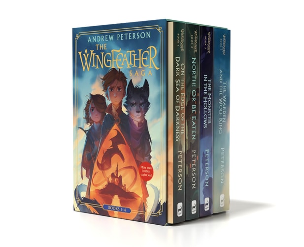 Wingfeather Saga Boxed Set (1-4) - On the Edge of the Dark Sea of Darkness; North! Or Be Eaten; The Monster in the Hollows; The Warden and the Wolf King