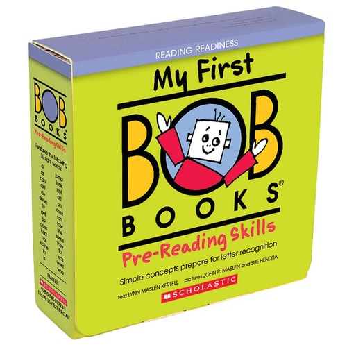 Bob Books: My First Bob Books - Pre-Reading Skills Box Set Phonics, Ages 3 and Up, Pre-K (Reading Readiness) (Bob Books)