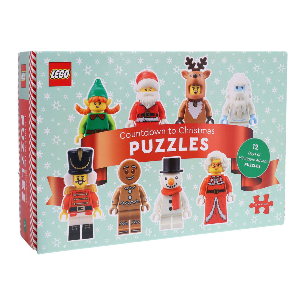 Lego Countdown To Christmas Puzzles : 12 Days Of Minifigure Advent Puzzles