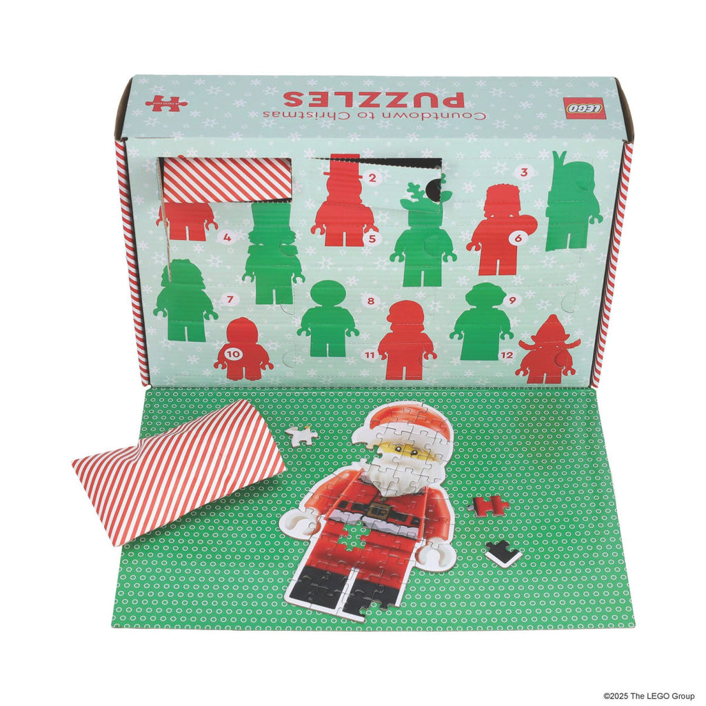 Lego Countdown To Christmas Puzzles : 12 Days Of Minifigure Advent Puzzles